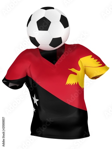 Fototapeta Naklejka Na Ścianę i Meble -  National Soccer Team of Papua New Guinea | All Teams Collection