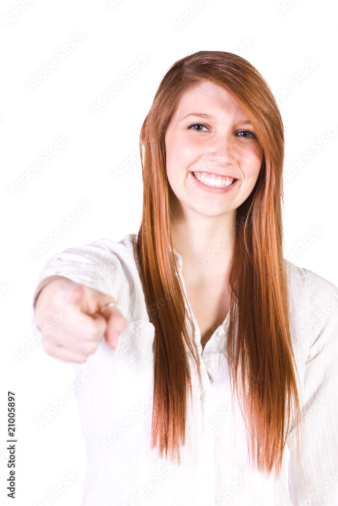 Beautiful Girl Giving the Thumbs Up Beautiful Girl Giving the Thumbs Up