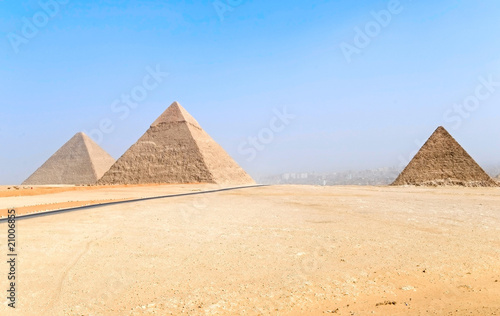 the pyramids of Giza  Egypt