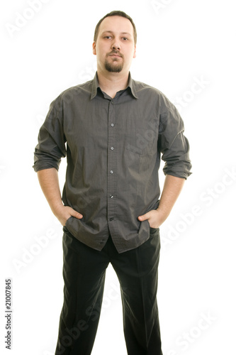 man with his hands in his pockets