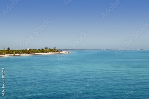 Caribbean Mexican turquioise sea view