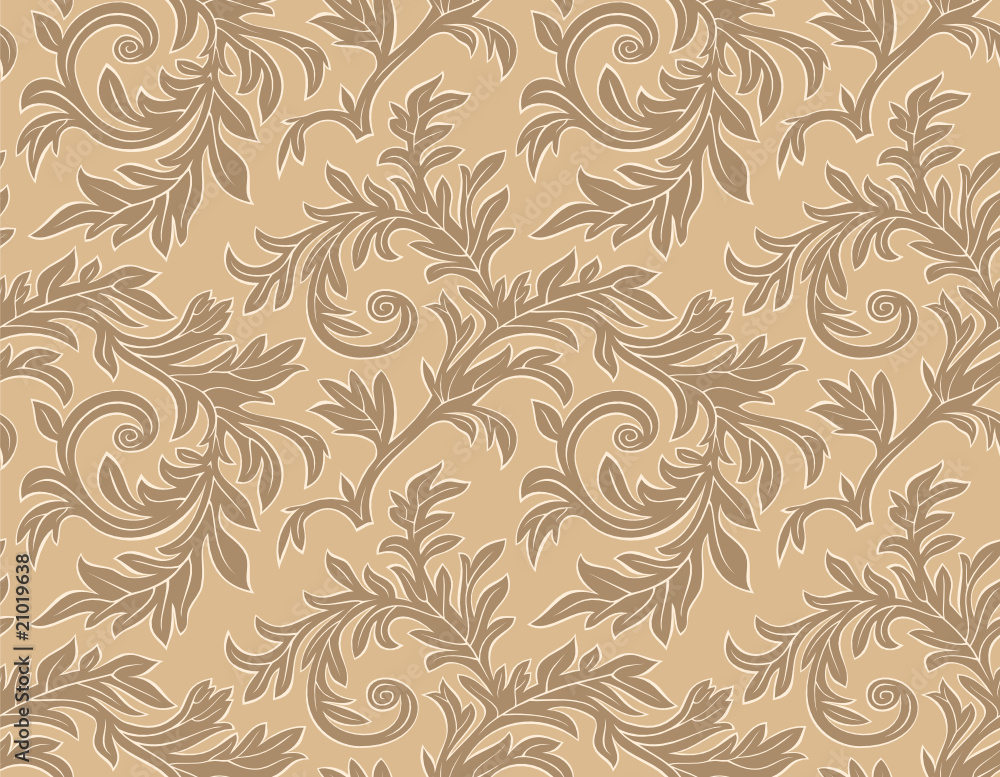 Vector. Seamless branch pattern Vector. Seamless branch pattern