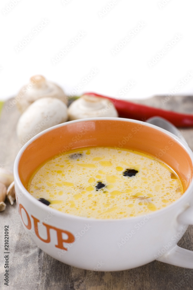 cheese soup with olive cheese soup with olive