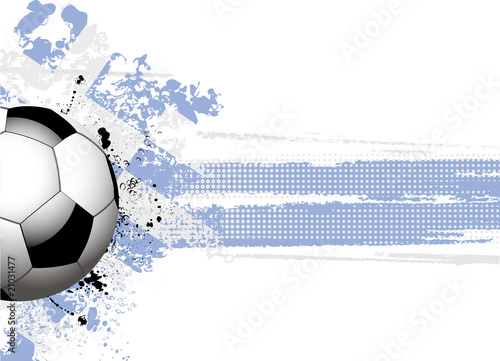 Greek flag and football