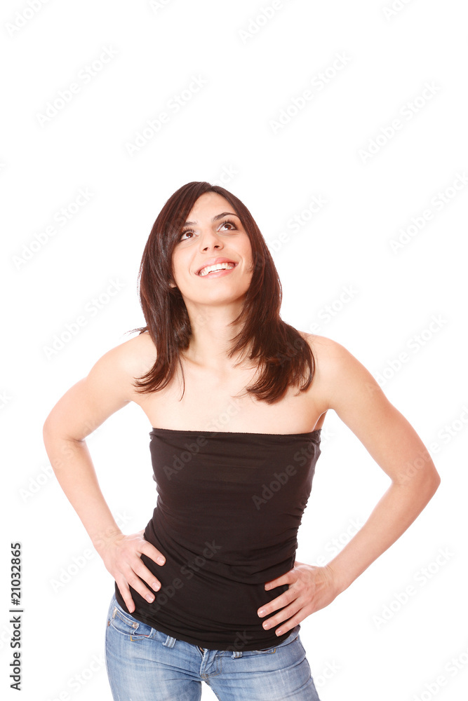 Portrait of a fresh and lovely woman Portrait of a fresh and lovely woman