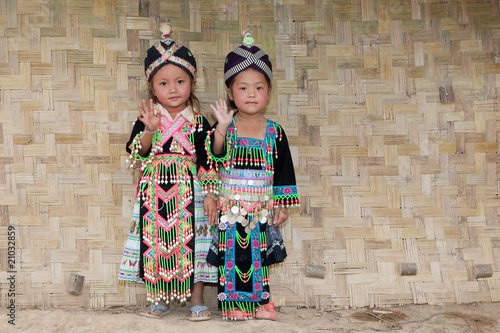 Mädchen von Asien Hmong