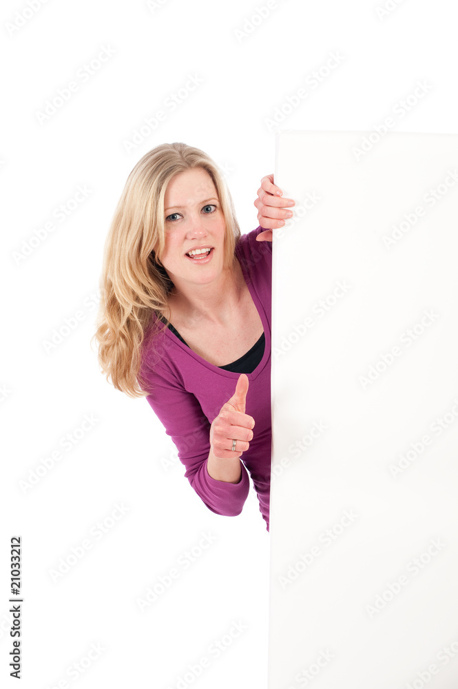 Frau mit Textfreiraum Frau mit Textfreiraum
