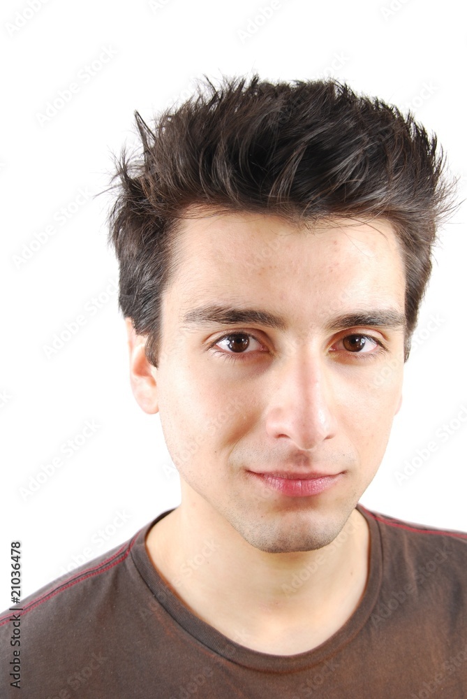 Obraz premium Portrait of a handsome happy young guy