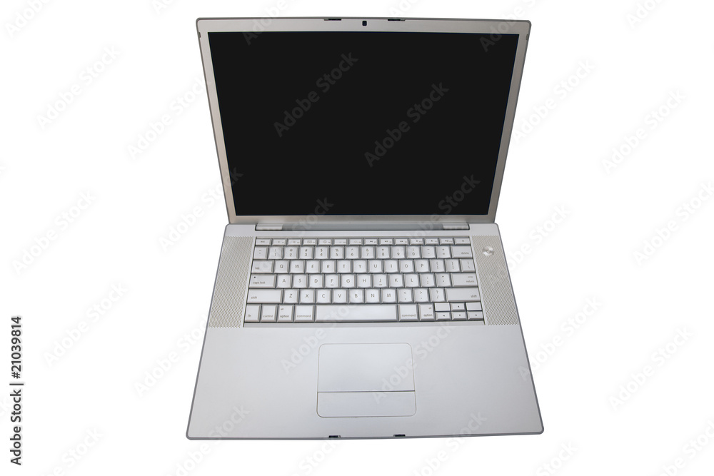 Modern Laptop Isolated on White Modern Laptop Isolated on White