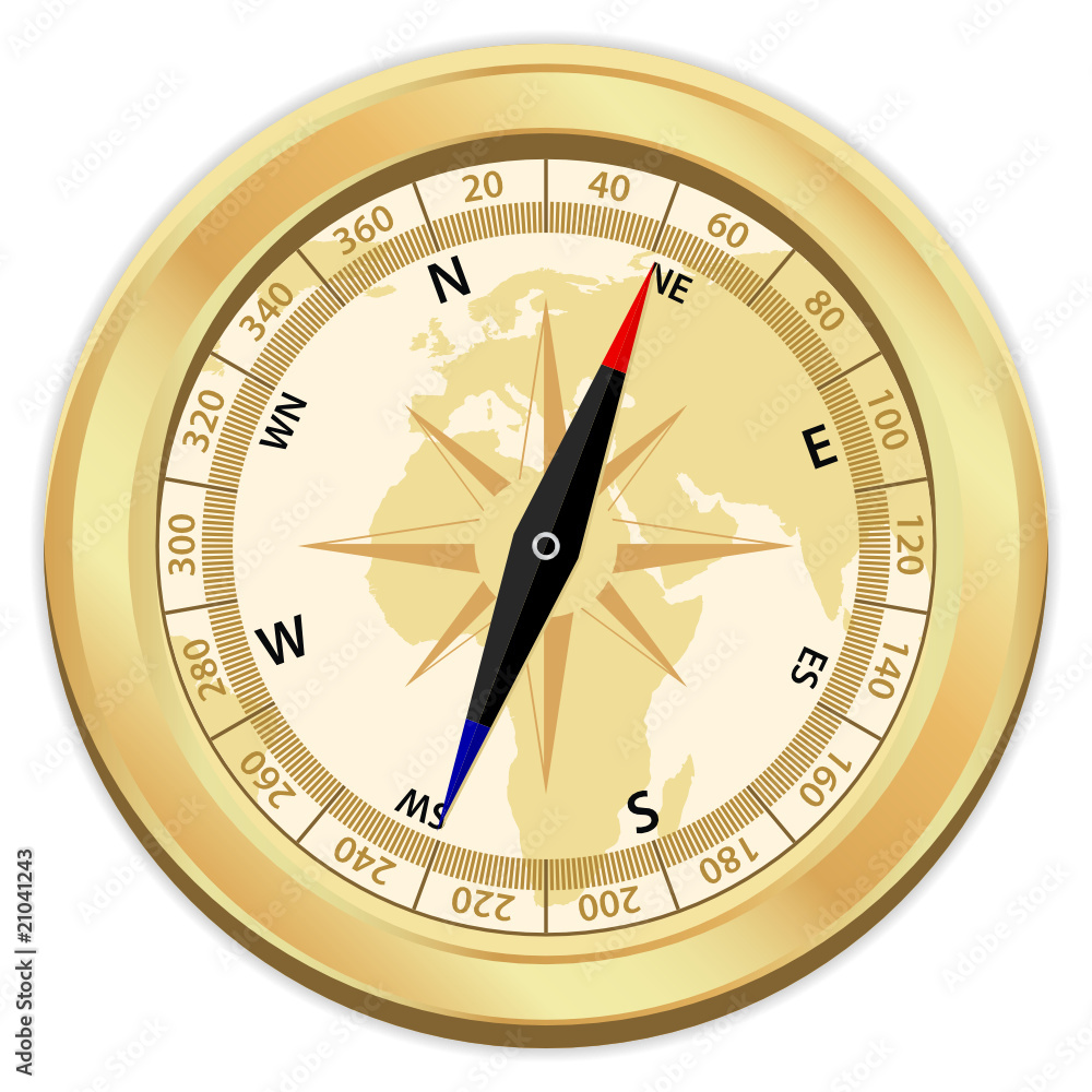 gold compass