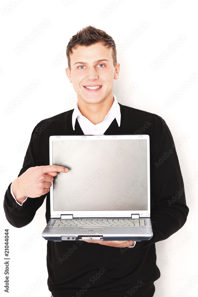 Business Mann am Notebook Business Mann am Notebook