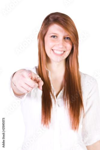 Wallpaper Mural Beautiful Girl Giving the Thumbs Up Torontodigital.ca