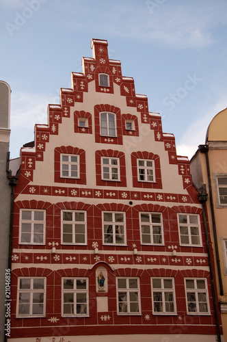 Gebäude in der landshuter Altstadt photo