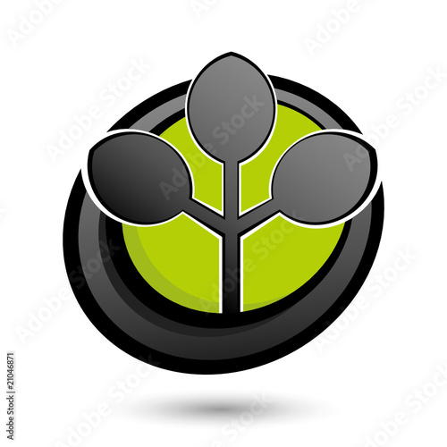 bio symbol pflanze baum natur