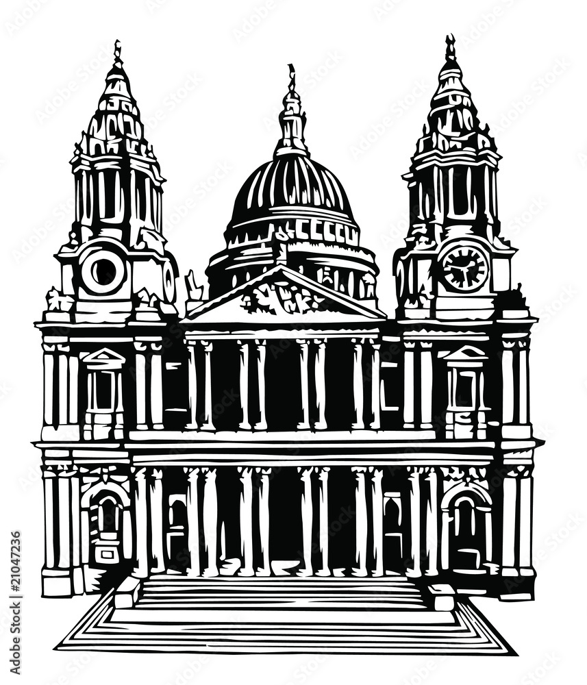 St. Pauls cathedral in London, England