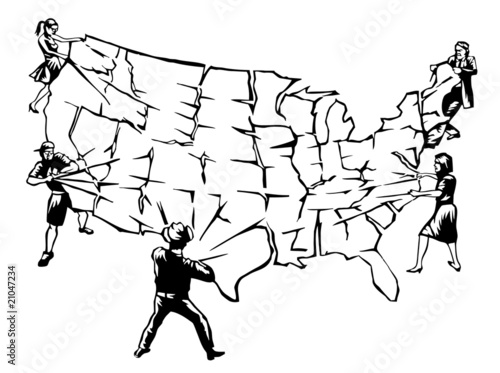 factions tearing the country apart