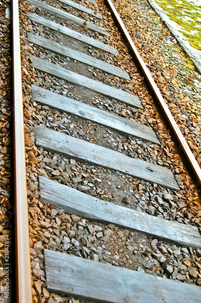 Rail d'un chemin de fer