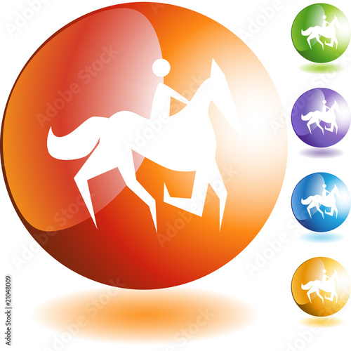 Horse Jockey Icon