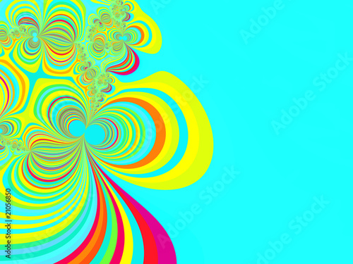 Abstract background on base fractal