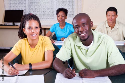 african american adult students photo