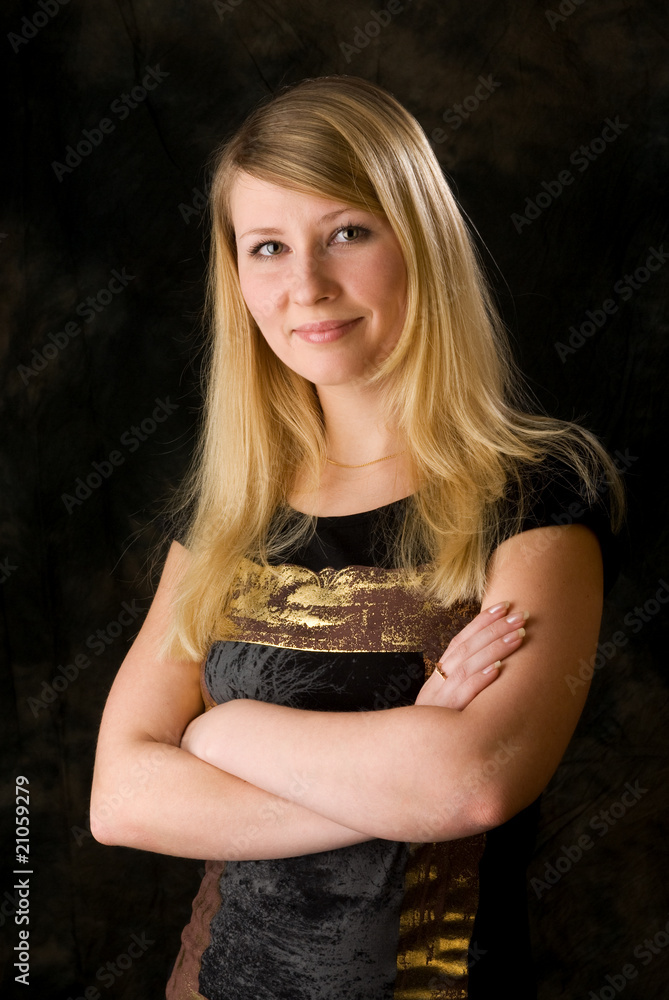 Portrait of a young beautiful woman Portrait of a young beautiful woman