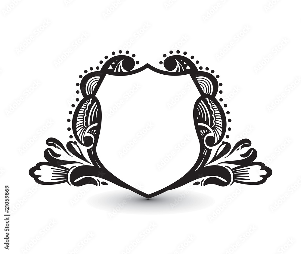 ornate heraldic shields ornate heraldic shields