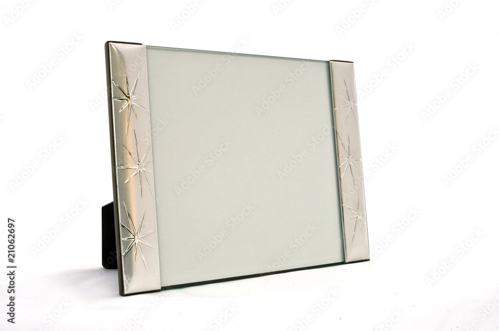 empty frame in silver empty frame in silver