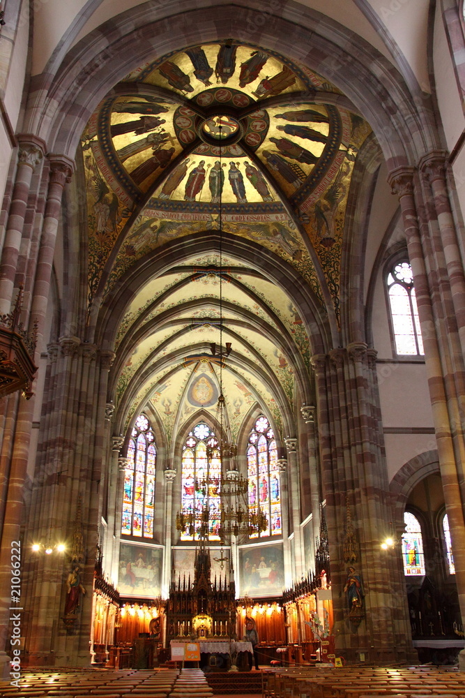 Eglise d'Obernai, alsace, France
