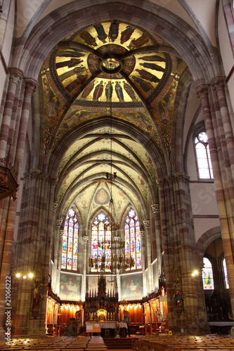 Eglise d'Obernai, alsace, France