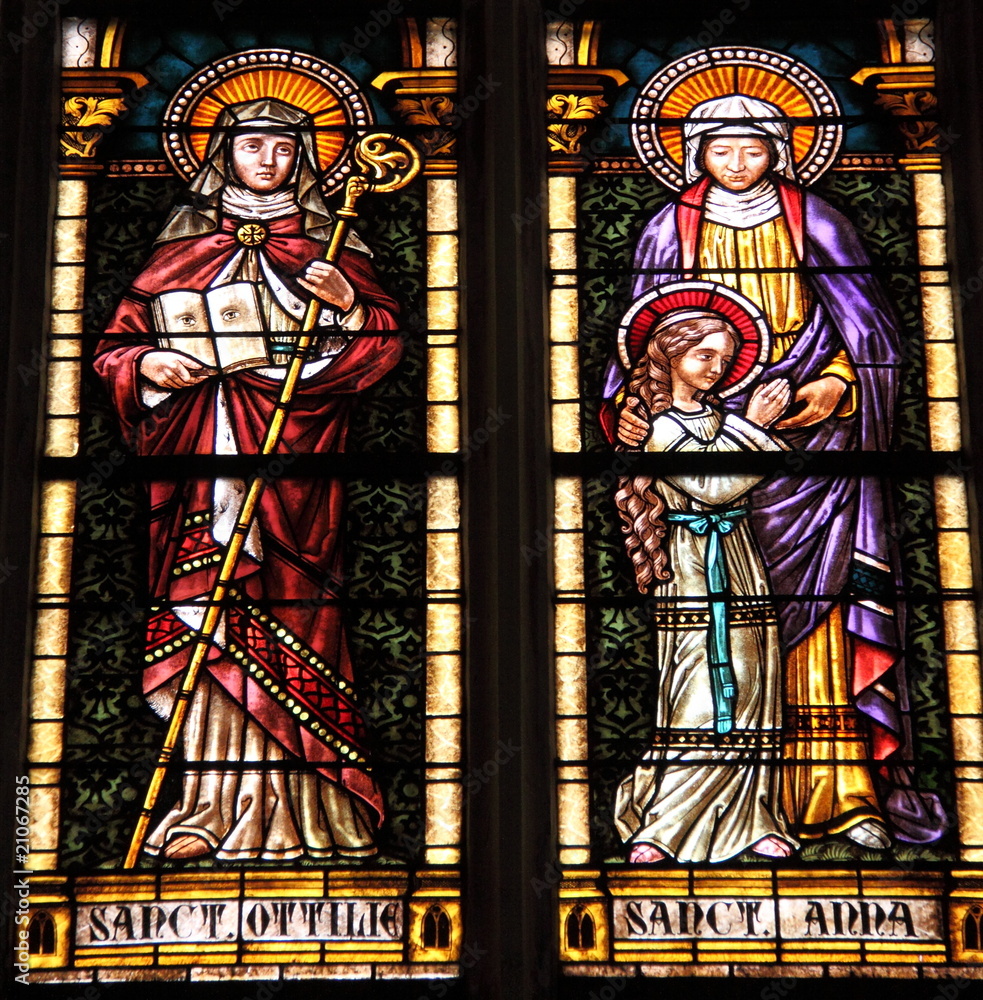 Fototapeta premium Sainte Odile et Sainte Anne