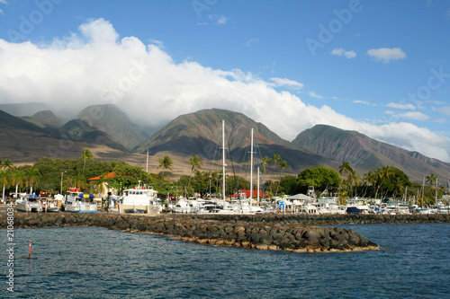 Historic Lahaina Harbor, Maui photo