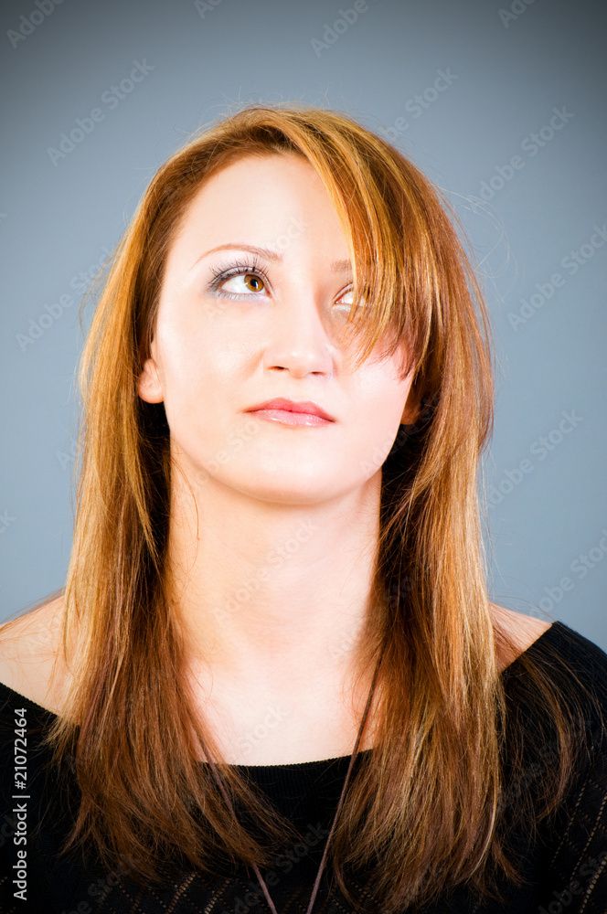 Portrait of the beautiful woman Portrait of the beautiful woman