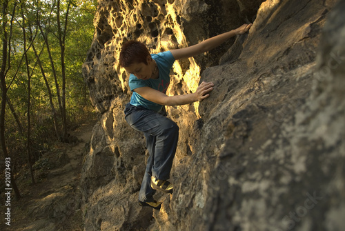 Obraz na płótnie climbing