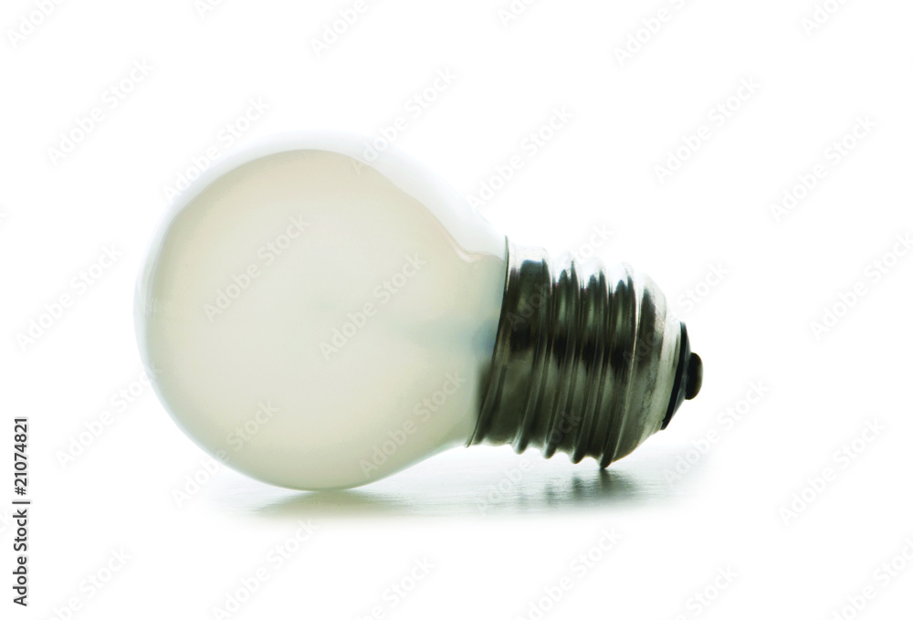 Light bulb isolated on the white background Light bulb isolated on the white background