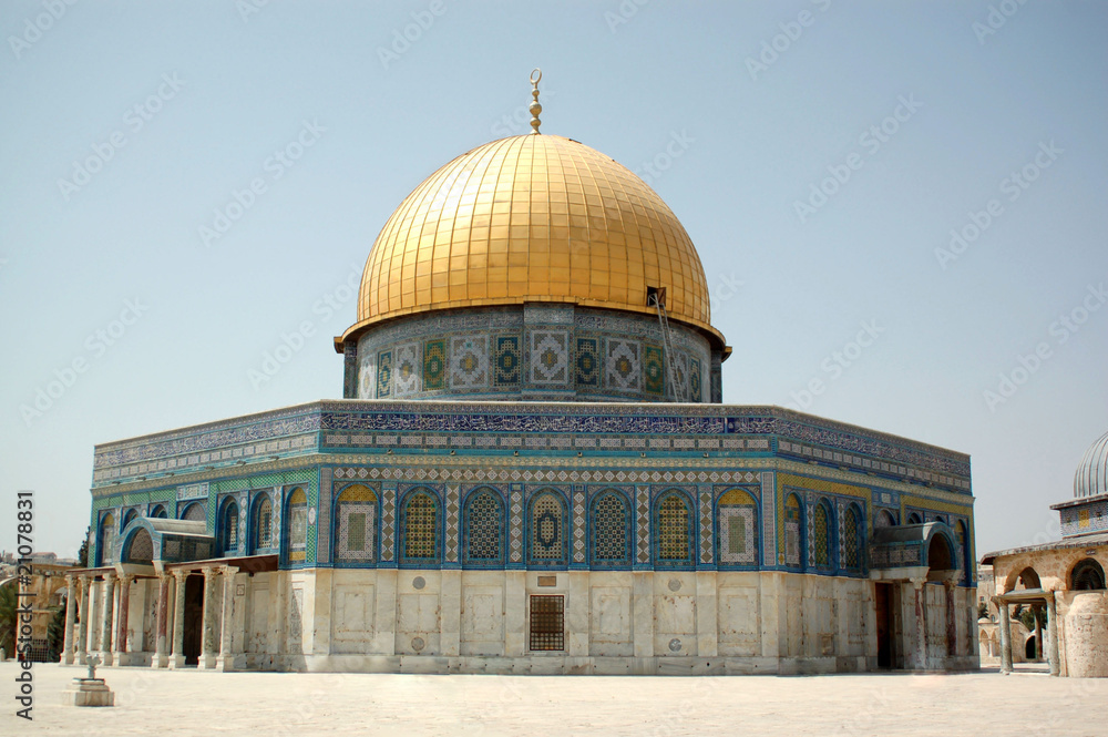 Obraz premium Dome of the rock in Jerusalem