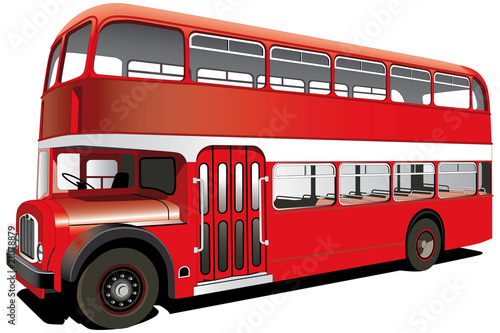 red double decker bus