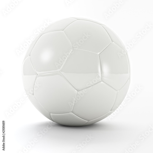 white soccer ball photo