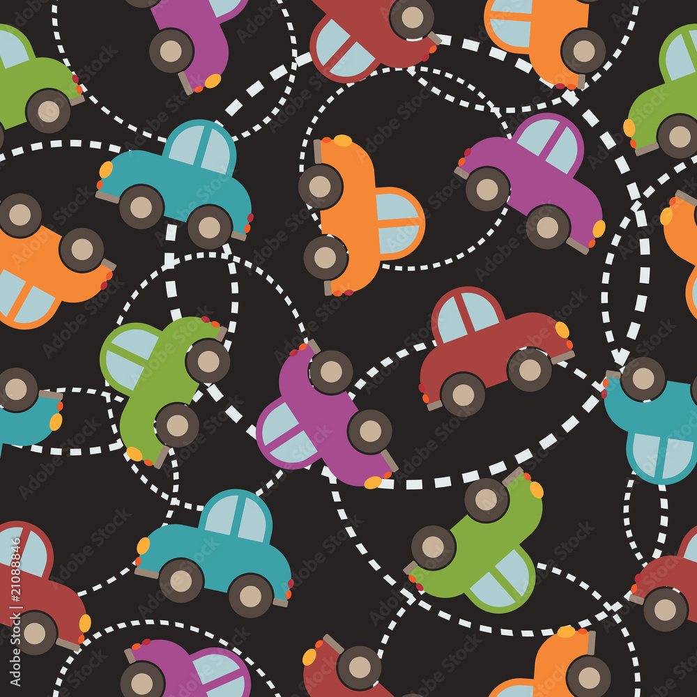 Fototapeta premium car pattern