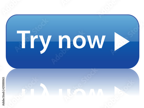 "Try Now" rectangular web button (online internet product)