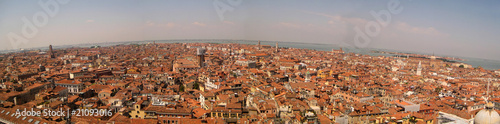 Panorama di venezia dall'alto