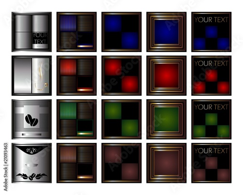 SET ETIQUETAS DE LUXE