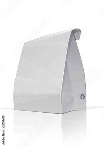 White paper bag