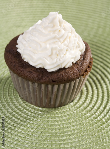 Chocolate Cupcake with Vanilla Icing