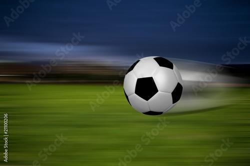 Fast ball in a stadium © alphaspirit