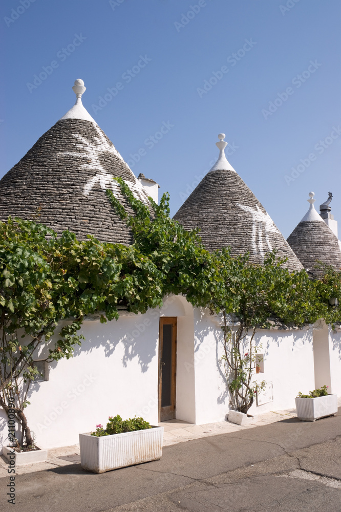 Trulli houses in Alberobello (Apulia)