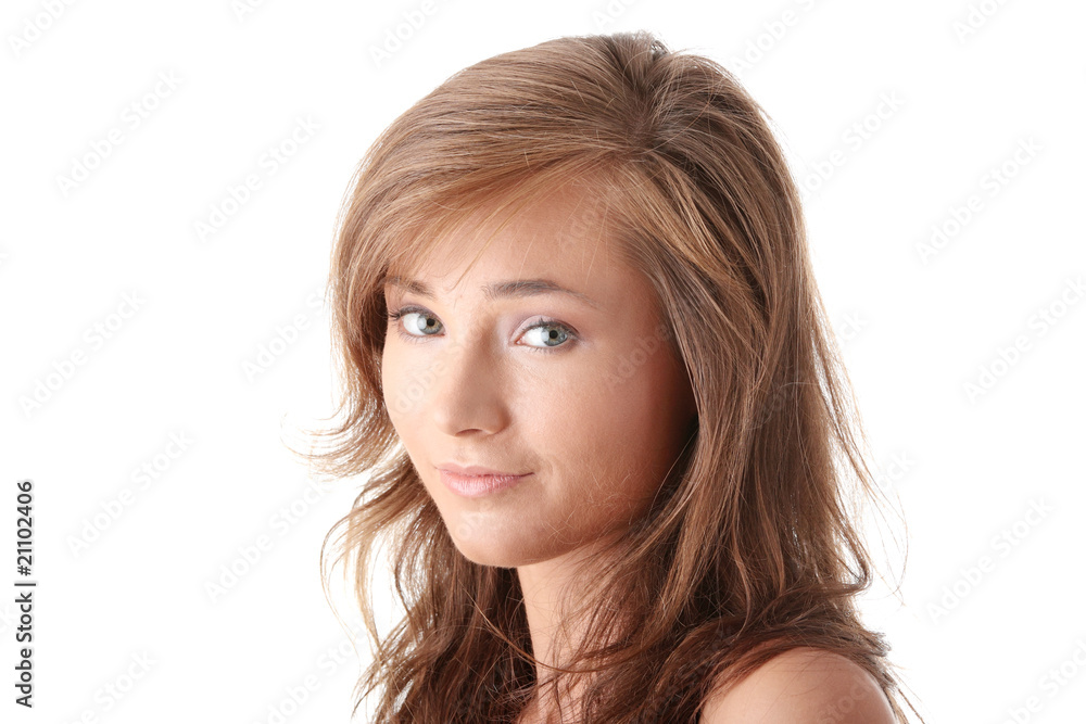 Young caucasian woman Young caucasian woman
