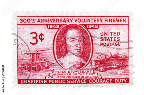Vintage US postage stamps