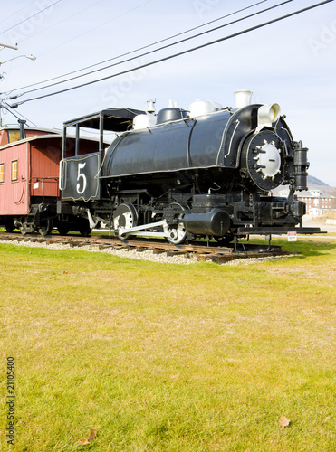 steam locomotive, Groveton, New Hampshire, USA