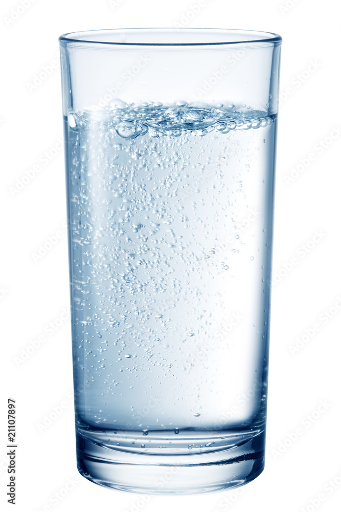 Glass of table-water.