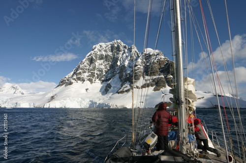 Sailing in Antartcica: Beautiful landscape in Antartica.